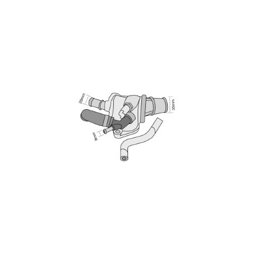TRIDON Std Thermostat For Alfa Romeo 147 Diesel 01/06-12/10 1.9L 937A5