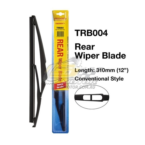 TRIDON WIPER COMPLETE BLADE REAR FOR Toyota Kluger 08/07-12/12  004inch