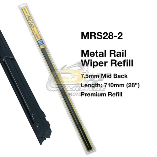TRIDON WIPER METAL RAIL REFILL PAIR FOR Mitsubishi Grandis-BA 08/05-01/07  28"