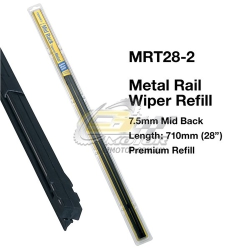 TRIDON WIPER METAL RAIL REFILL PAIR FOR RangeRover-4.4 01/11-12/12  28"