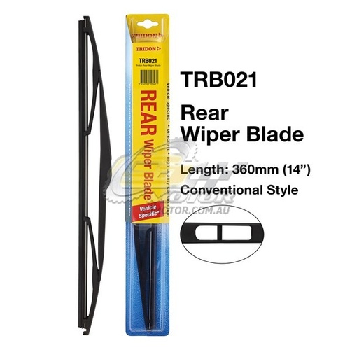 TRIDON WIPER COMPLETE BLADE REAR FOR BMW X3-E83 06/04-02/11  021inch