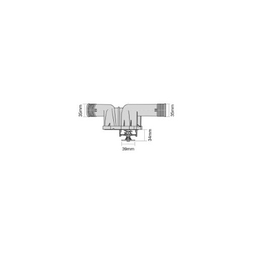TRIDON Std Thermostat For BMW 318Ti E36 06/96-12/99 1.9L M44 B19