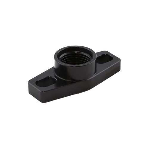 Billet Turbo Drain adapter with Silicon O-ring. 38 - 44mm slotted hole centre - small frame universal fit.