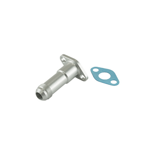 38.1mm 10AN 75mm Extended Oil Drain Silver