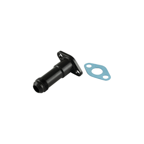 38.1mm 10AN 75mm Extended Oil Drain Black
