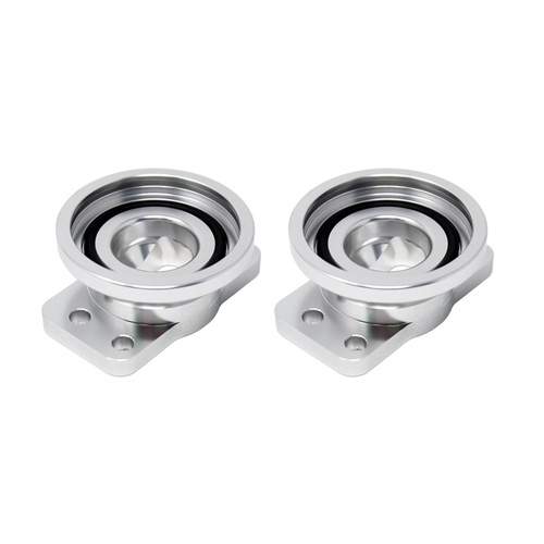 Torque Solution Dual HKS Blow Off Valve Adapter Kit - KIA Stinger 3.3T