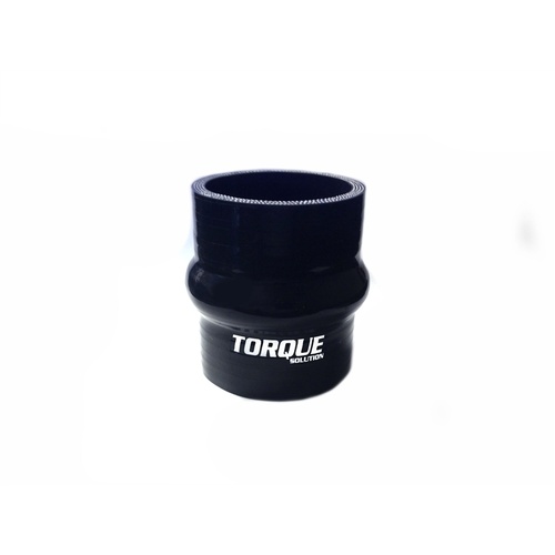 Torque Solution Hump Silicone Coupler: 2.5" Black Universal