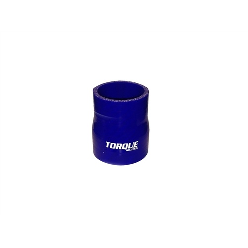 Torque Solution Transition Silicone Coupler: 2" to 2.25" Blue Universal