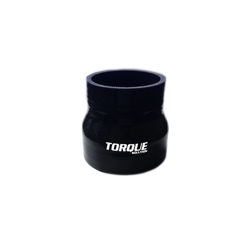 Torque Solution Transition Silicone Coupler - 2.25" to 3" Black Universal