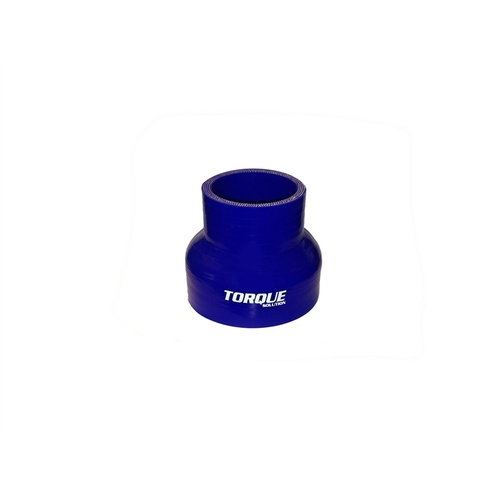 Torque Solution Transition Silicone Coupler: 2" to 3" Blue Universal