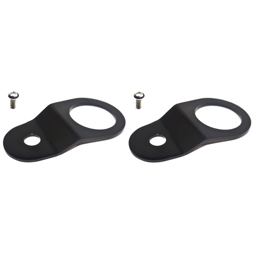 Torque Solution Radiator Mount Combo (Black) : Mitsubishi Evolution 7/8/9