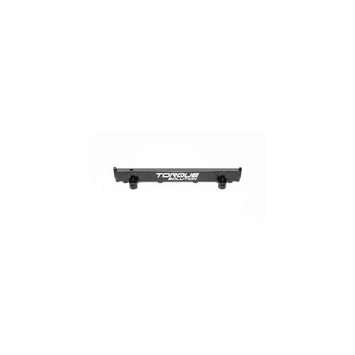 Torque Solution Billet Fuel Rail (Black): Mitsubishi EVO 4 / 5 / 6 / 7 / 8 / 9