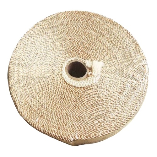 Torque Solution Fiberglass Exhaust Wrap (Tan): Universal 1" x 50'