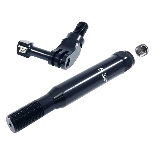 Torque Solution Billet Front Go Pro Mount (Black) - Subaru WRX/STI 2015+