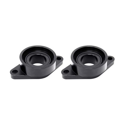 Torque Solution Billet Stock to HKS Blowoff Valve Adapter (Black) - Nissan GTR R35 ALL