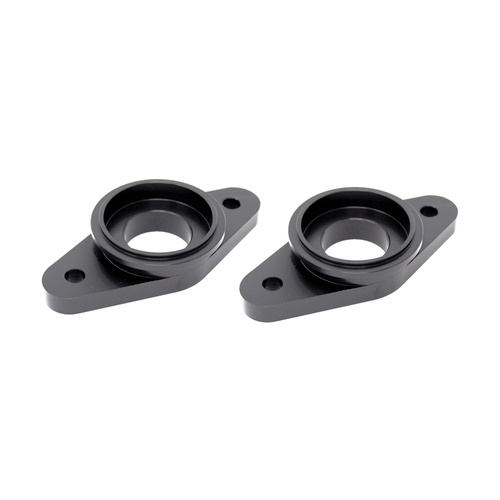 Torque Solution Billet Stock to Tial Blowoff Valve Adapter (Black) - Nissan GTR R35 ALL