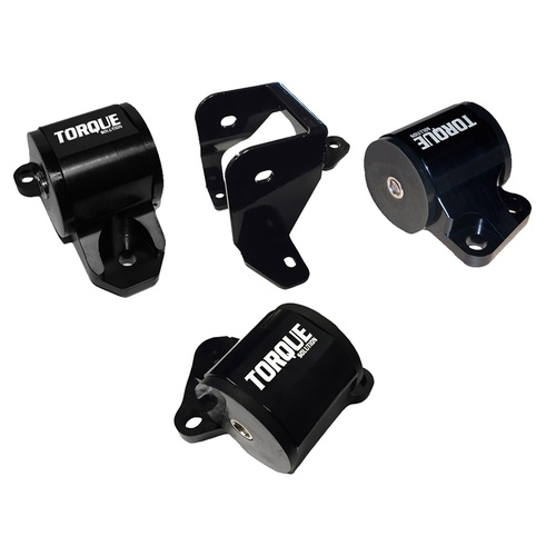 Torque Solution Billet Aluminum 2-Bolt Mount Kit - Honda Civic EK 96-00
