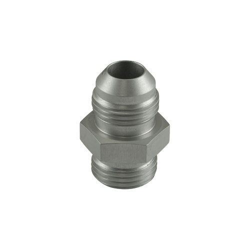 Fitting -8 AN Flare to -8 AN ORB Male Straight - Silver