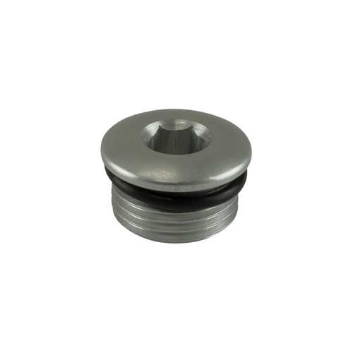 Fitting -8 AN ORB Blank - Silver