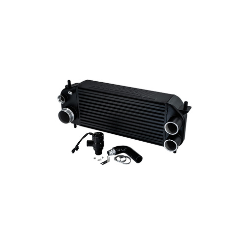 F150 Intercooler + Blow Off Valve Kit, Black Recirculating