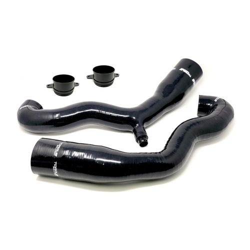 Torque Solution Turbo Inlet Hose Set - Porsche 997.1 TT/GT2