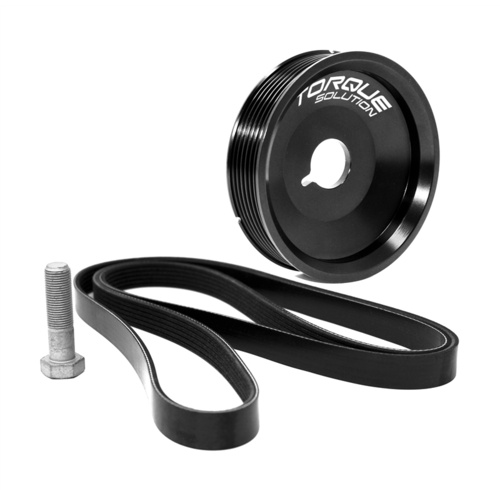 Torque Solution Underdrive Crank Pulley Kit - Porsche Boxster/Cayman/996/997 W/O AC
