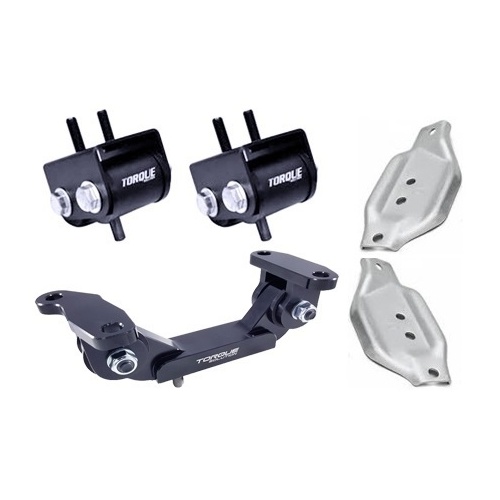 Torque Solution Engine / Transmission Mount Kit w/ Mount Plates: Subaru WRX 2002-2014 / STi 2004+