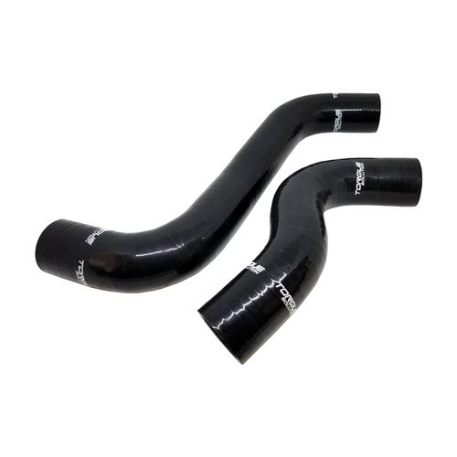 Torque Solution Silicone Radiator Hose Kit (Black) - Subaru WRX 2015+/Forester XT 2014+
