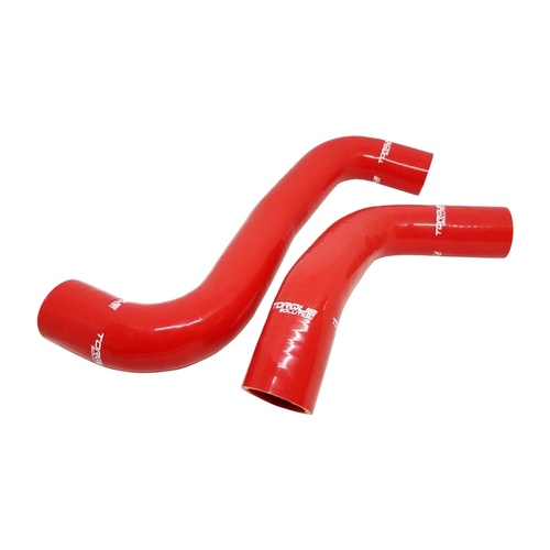 Torque Solution Radiator Hoses RED Subaru WRX/STI 08-14, Liberty 04-09, FXT 09-13