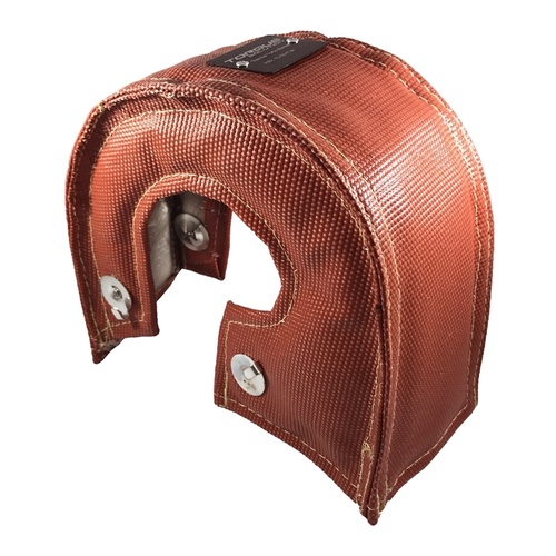 Torque Solution Thermal Turbo Blanket (Red): Fits T3, T3/T4, T25, T28, GT25, GT28, GT30, GT32, GT35, GT37 Turbo Back Housings