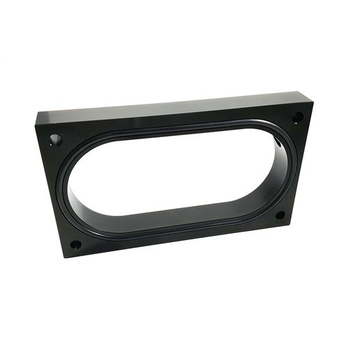 Torque Solution Throttle Body Spacer Black - Ford Mustang GT 05-10 (4.6L)