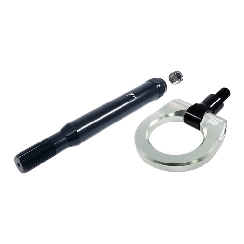 Torque Solution Billet Front Tow Hook (Silver) - Subaru Legacy/GT 2005-2009