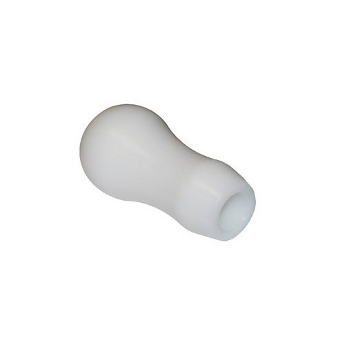 Torque Solution Delrin Tear Drop Tall Shift Knob (White): Universal 10x1.5