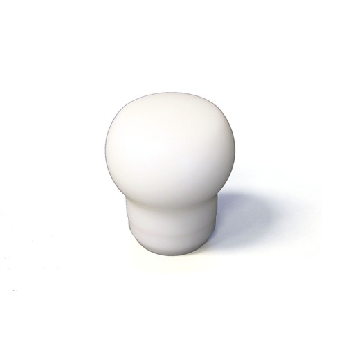 Torque Solution Fat Head Delrin Shift Knob (White): Subaru Sti 04-16, WRX 15+, BRZ 2013+, Toyota 86 / Universal 12x1.25