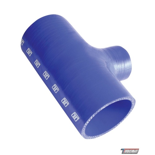 TURBOSMART Hose Tee 2.50" ID 1.00" spout TS-HT250100-BE