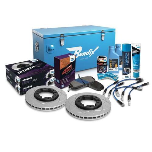 Bendix Ultimate 4x4 Brake Upgrade Kit Front for Patrol 98-07 (U4WD-BUK18)