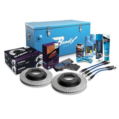 Bendix Ultimate 4x4 Brake Upgrade Kit Front for Landcruiser 09-22 (U4WD-BUK19)