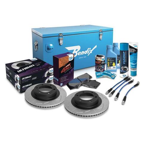 Bendix Ultimate 4x4 Brake Upgrade Kit Front for Prado 02-09 (U4WD-BUK33)