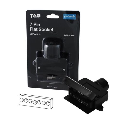 TAG 7 Pin Flat Socket