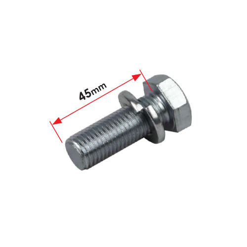 Class 2 tow bar bolts-16 x 45mm Metric Zinc