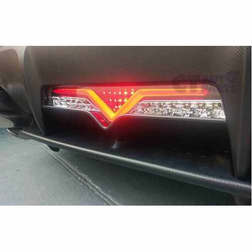 VALENTI LED BLACK RED REVERSE FOG LIGHT FOR TOYOTA 86 FT86 GTS SUBARU BRZ