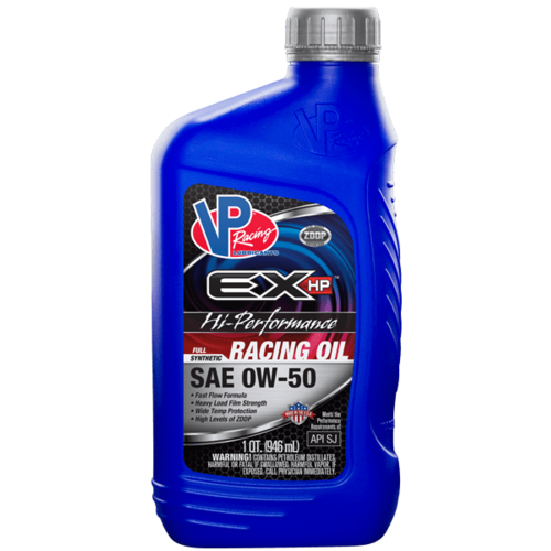 VP EX HP 0W-50 Hi-Performance Racing Oil