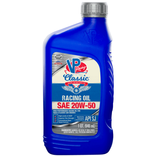 VP Classic SAE 20-50 Non-Synthetic Racing Oil