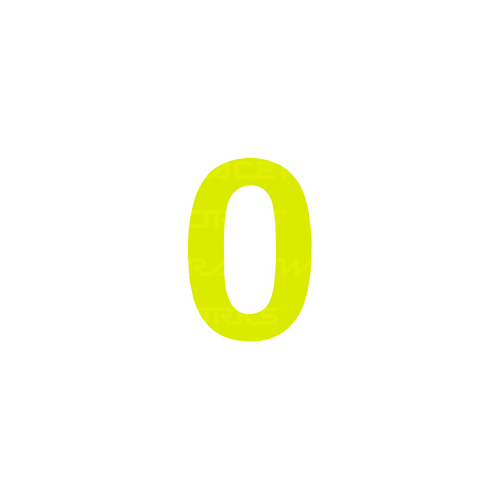MVP CAMS Approved 15cm Day Glo Number 0