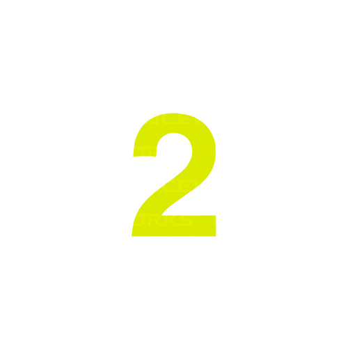 MVP CAMS Approved 15cm Day Glo Number 2