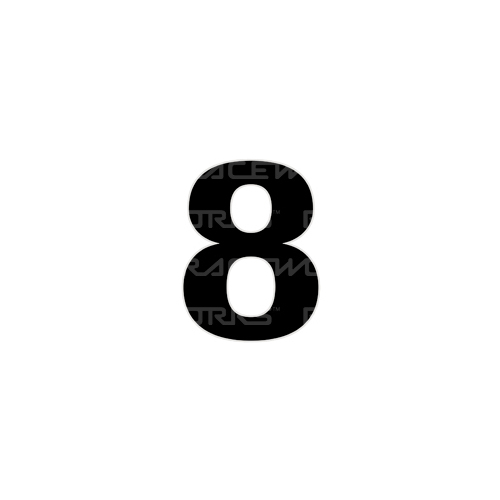 MVP CAMS Approved 28cm Black Number 8