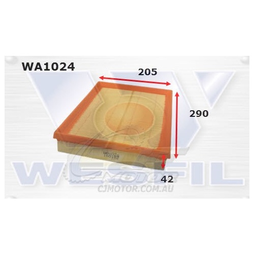 WESFIL AIR FILTER - WA1024
