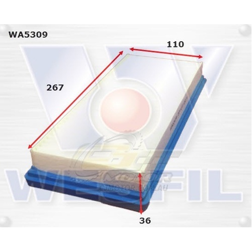 WESFIL AIR FILTER - WA5309