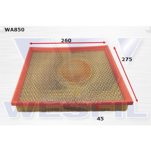 WESFIL AIR FILTER - WA850