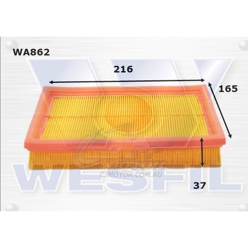 WESFIL AIR FILTER - WA862